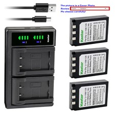 Kastar Battery LTD2 Charger for Olympus Li-10B Li-12B Li10C Stylus 500 Digital