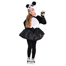 Amscan Girls Panda Costume - Toddler 3-4