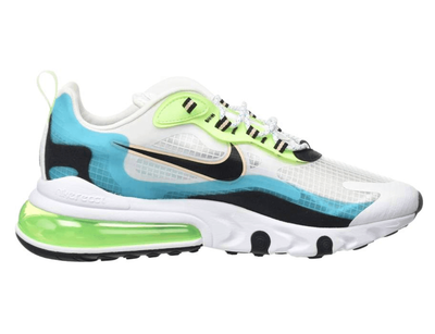NIKE Air Max 270 React 'Oracle Aqua Ghost Green' Running Shoes Size