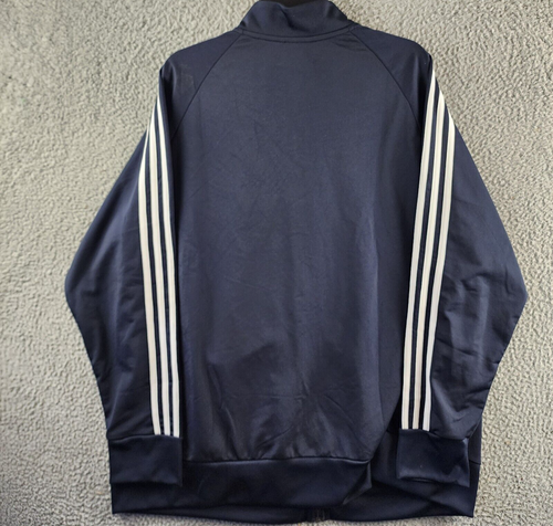 Adidas Plus Size 3-Stripe Tricot Track Jacket Women's 4X Navy Full Zip Closure - Picture 15 of 17