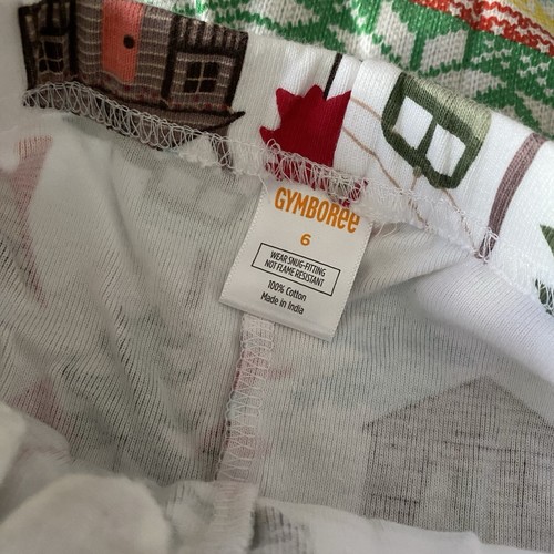 Girls Christmas Pajamas Size 6 Gymboree PJ Place Beanie Boos Lot of 7 Pieces - Picture 11 of 18