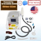 Q Switched ND YAG Laser Picosecond Tattoo Removal Machine For Skin Whitening