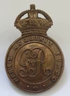 Royal Military College Sandhurst Training Cap Badge GVR. 2 Lugs to Rear. WW1