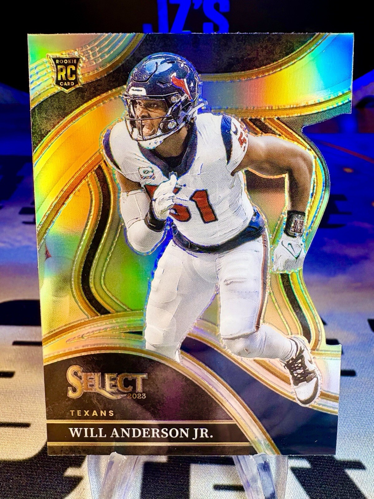 2023 Will Anderson Jr. Panini Select Club Level Silver Die-Cut Rookie Card #207