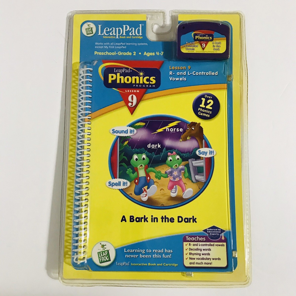Leap Pad and 12 Phonics, 9 interactive Book & Cartridge