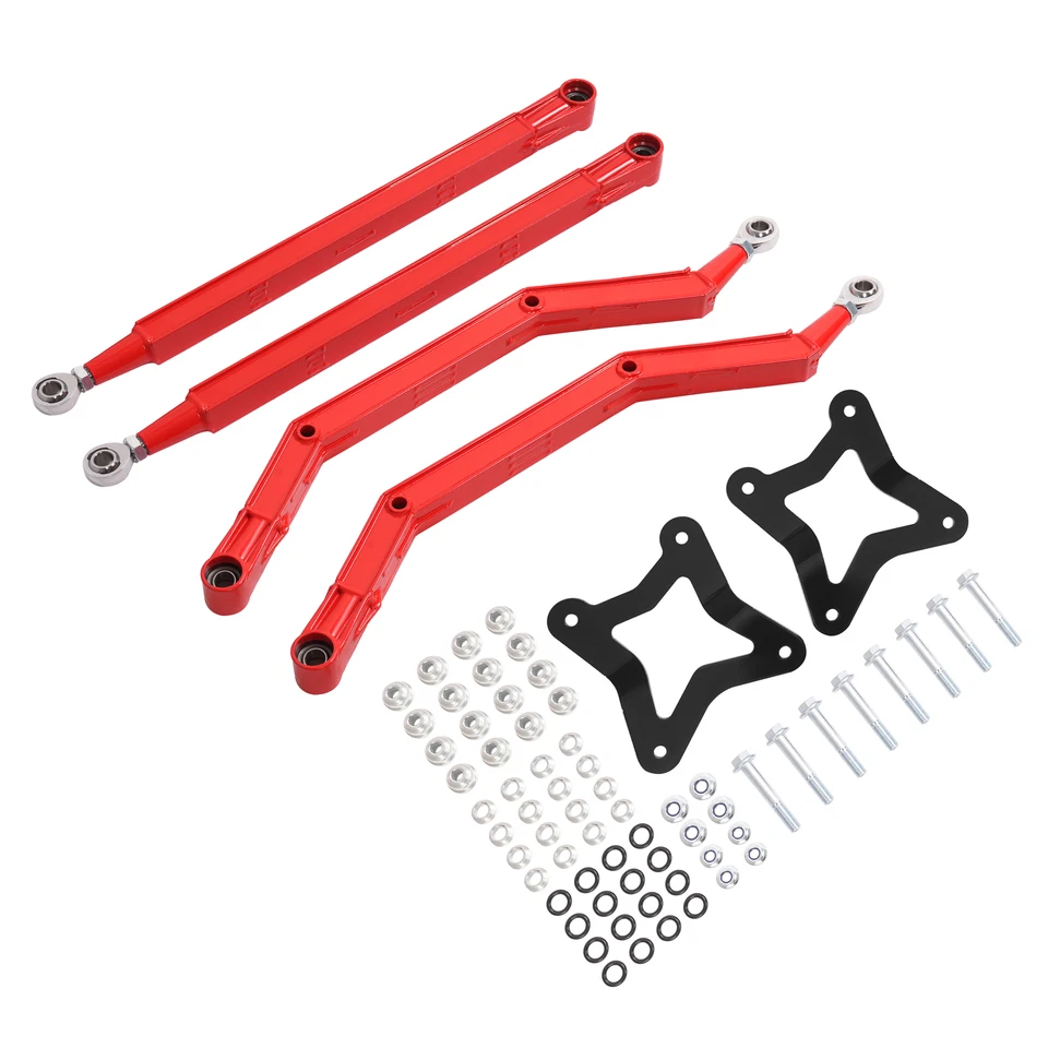 Red High Clearance Rear Radius Arms For Polaris RZR XP 1000 XP 4 1000 2014 Up Foto 4 de 4