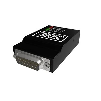 10Base-T RJ45 to 10Base-5 DB15M AUI Type Media Converter | Thick Ethernet Ada...