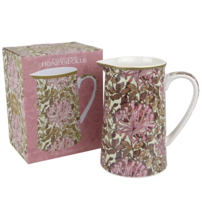 THE LEONARDO COLLECTION William Morris China Jug Honeysuckle Design Gift Boxed