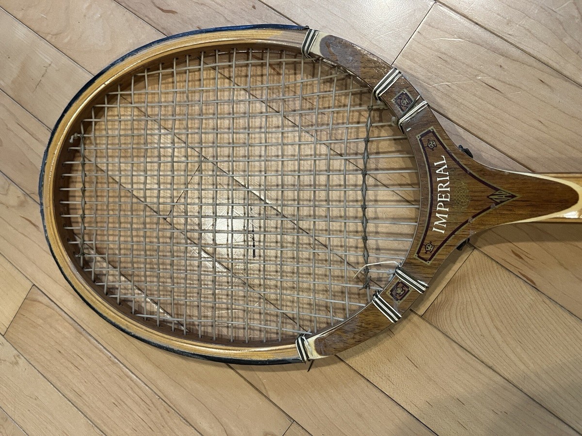Vintage TAD Davis Tennis Racket Wooden Imperial Custom Made USA | eBay