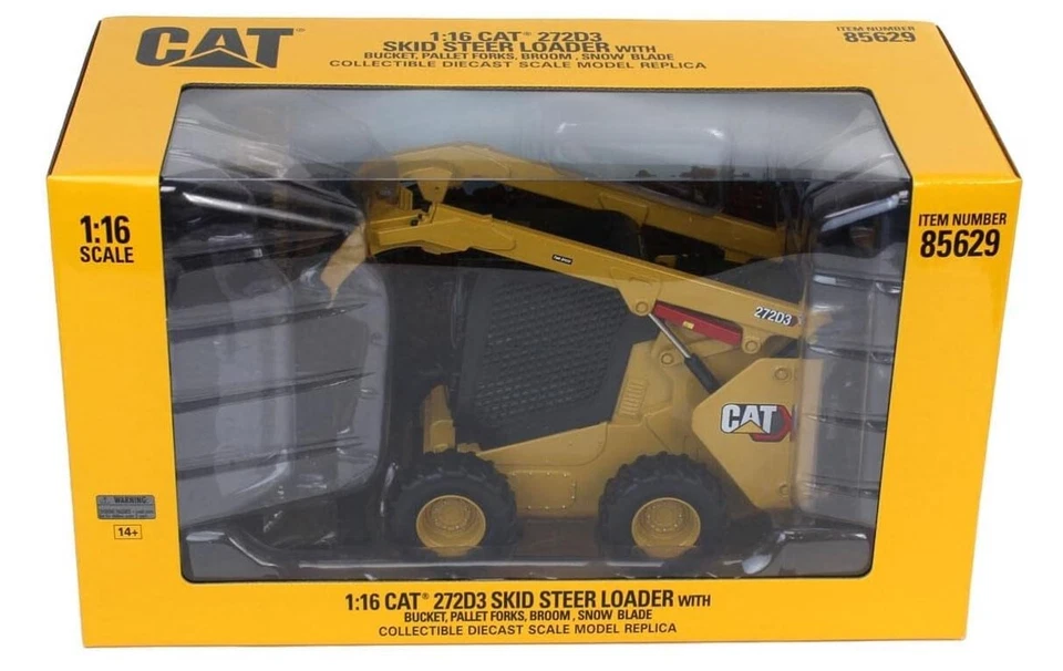DIECAST MASTERS - CATERPILLAR 272D3 Minicaricatore con accessori - 1/16 - DCM... - Immagine 3 di 4