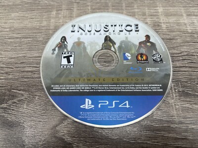 Injustice: Gods Among Us- Ultimate Edition (Sony PlayStation 4, 2013) Disc Only