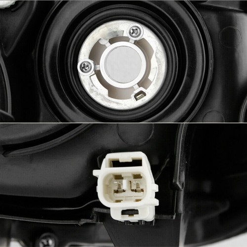 Front Headlight Replacement For 2014 2021 Toyota 4Runner Black Halogen Set 2pcs - Picture 7 of 7