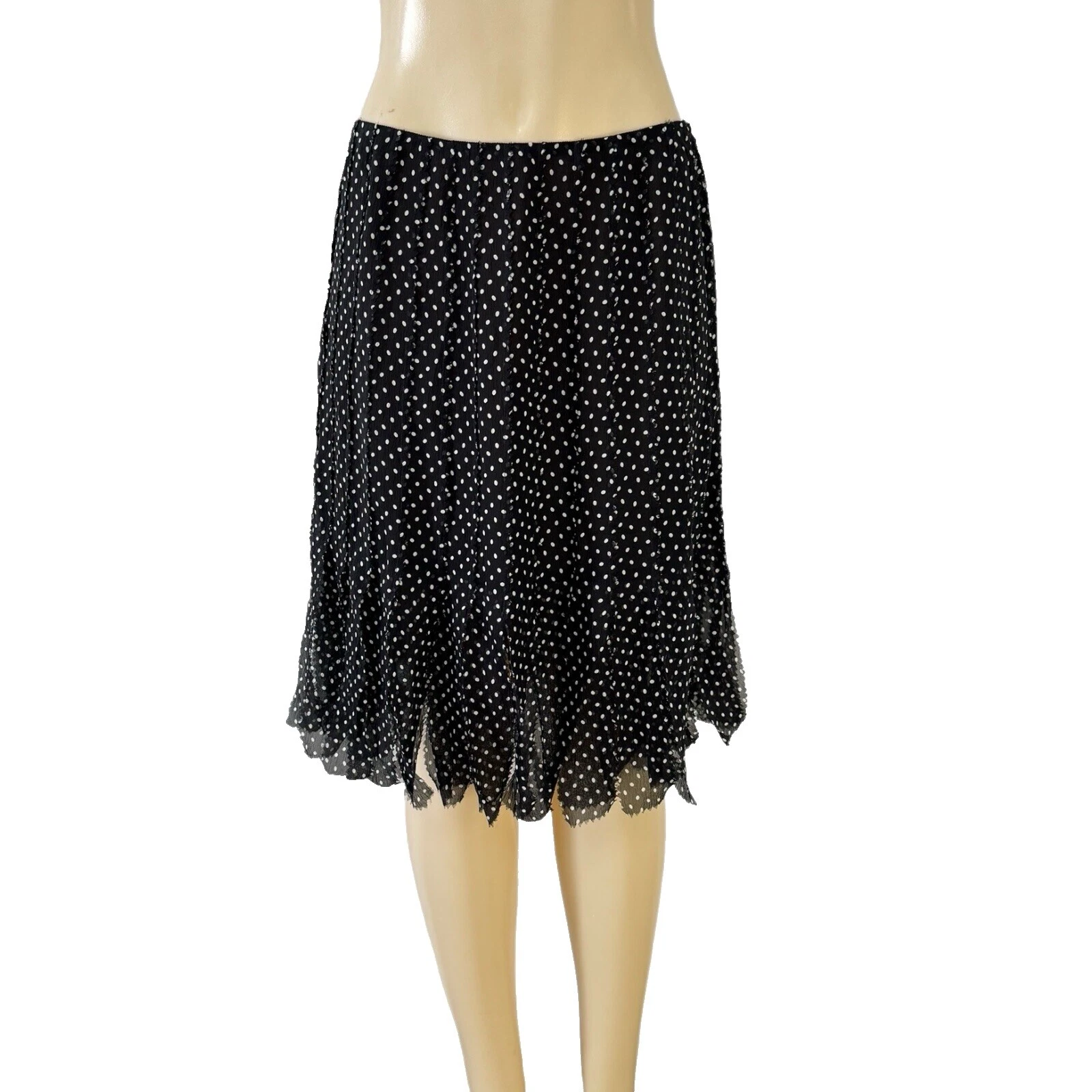 Faldas rectas y lápiz para mujer Dana Buchman con lunares