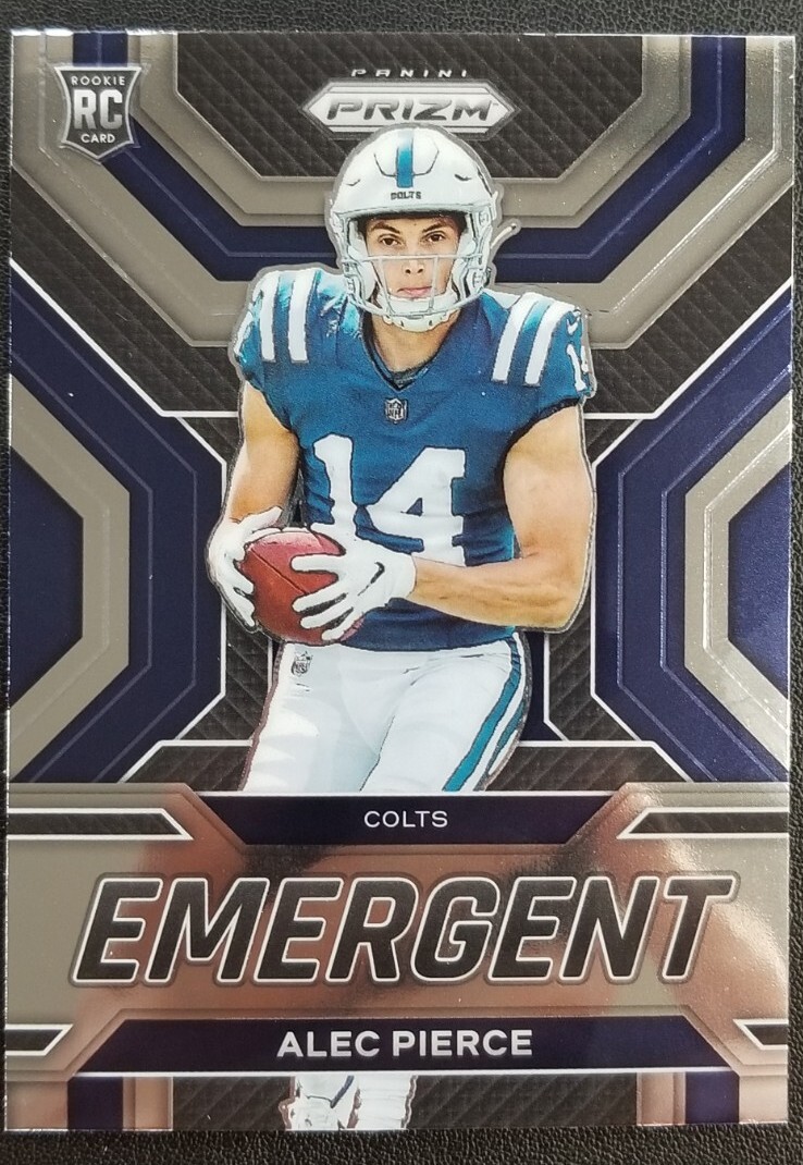 2022 Panini Prizm - Emergent #E-18 Alec Pierce - Indianapolis Colts