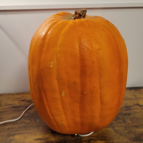1993 Trendmasters 15" Jack O' Lantern Pumpkin Scary Foam Mold Halloween Vintage - Picture 3 of 8