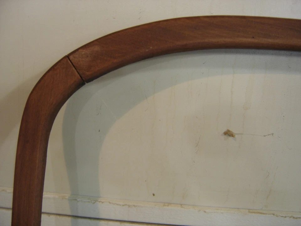 Antique Poplar Vertical Mirror Frame Top corners rounded 28 3/4” wide       #326 - Image 2 of 4