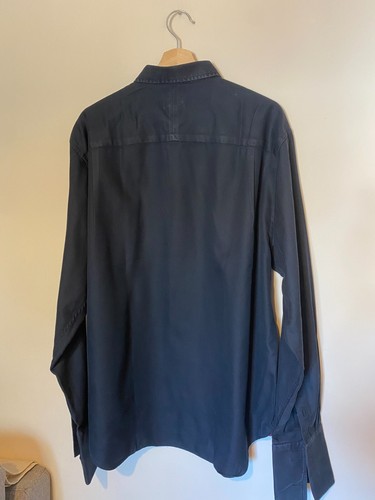 Vintage Mulberry black heavy cotton shirt - XL - Picture 4 of 7
