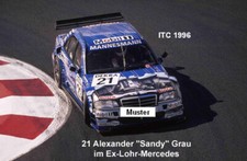 Zdjęcie 13x18 cm DTM/ITC 1996 Alexander Grey - Mercedes-Benz Klasa C (01)