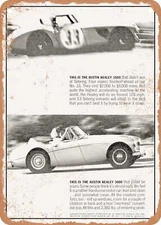 METAL SIGN - 1964 Austin Healey 3000 Vintage Ad
