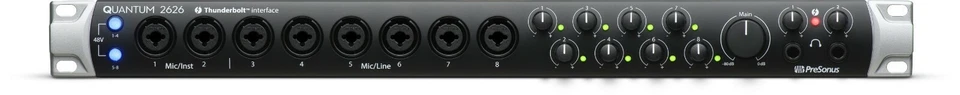 PreSonus Quantum 2626 Thunderbolt 3 Interface Preamplifier Rack unit - Image 3 of 4