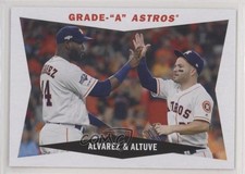2020 Topps Archives 1960 Combo Cards Yordan Alvarez Jose Altuve #60CC-AA 00jz