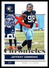 Jeffery Simmons 2021 Panini Chronicles #100 Tennessee Titans NFL READ FREE SHIP