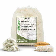 Premium Kapok Filling - Perfect for Pillows, Pet Beds and Crafts -  Made in USA