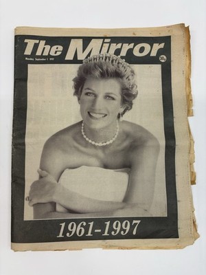 Princess Diana Death Newspaper Daily Mirror Memorial Issue Sept 1 1997