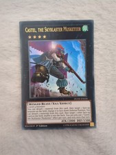 1. Auflage Castel, the Skyblaster Musketier Ultra Rare DUDE-DE018 Yugioh