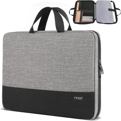15.6 inch TSA Laptop Sleeve Computer Bag Water Resistant Case for Lenovo, HP, De