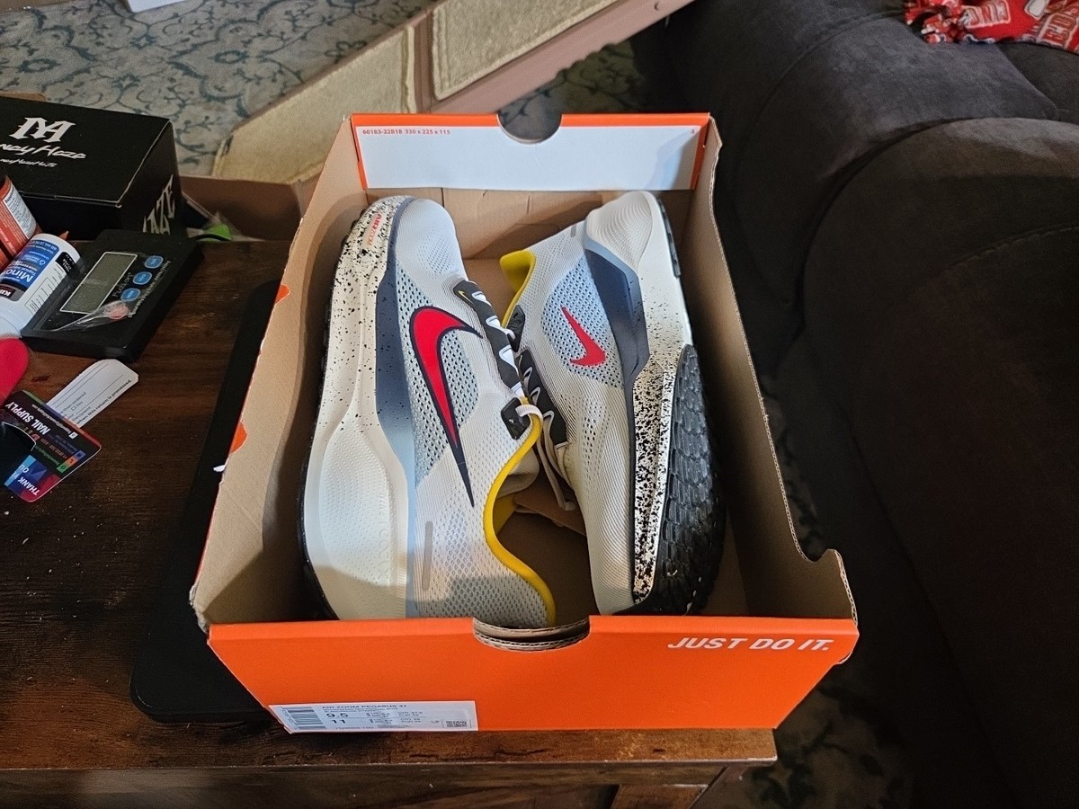 NIB (OTHER) - NIKE AIR ZOOM PEGASUS 41 White/Red/Blue - MENS  display picture 2