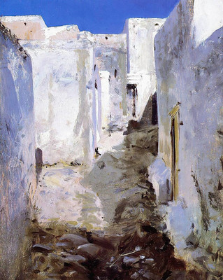 John Singer Sargent Street Algiers Canvas Print 8x10 Giclee Wall Art Decor