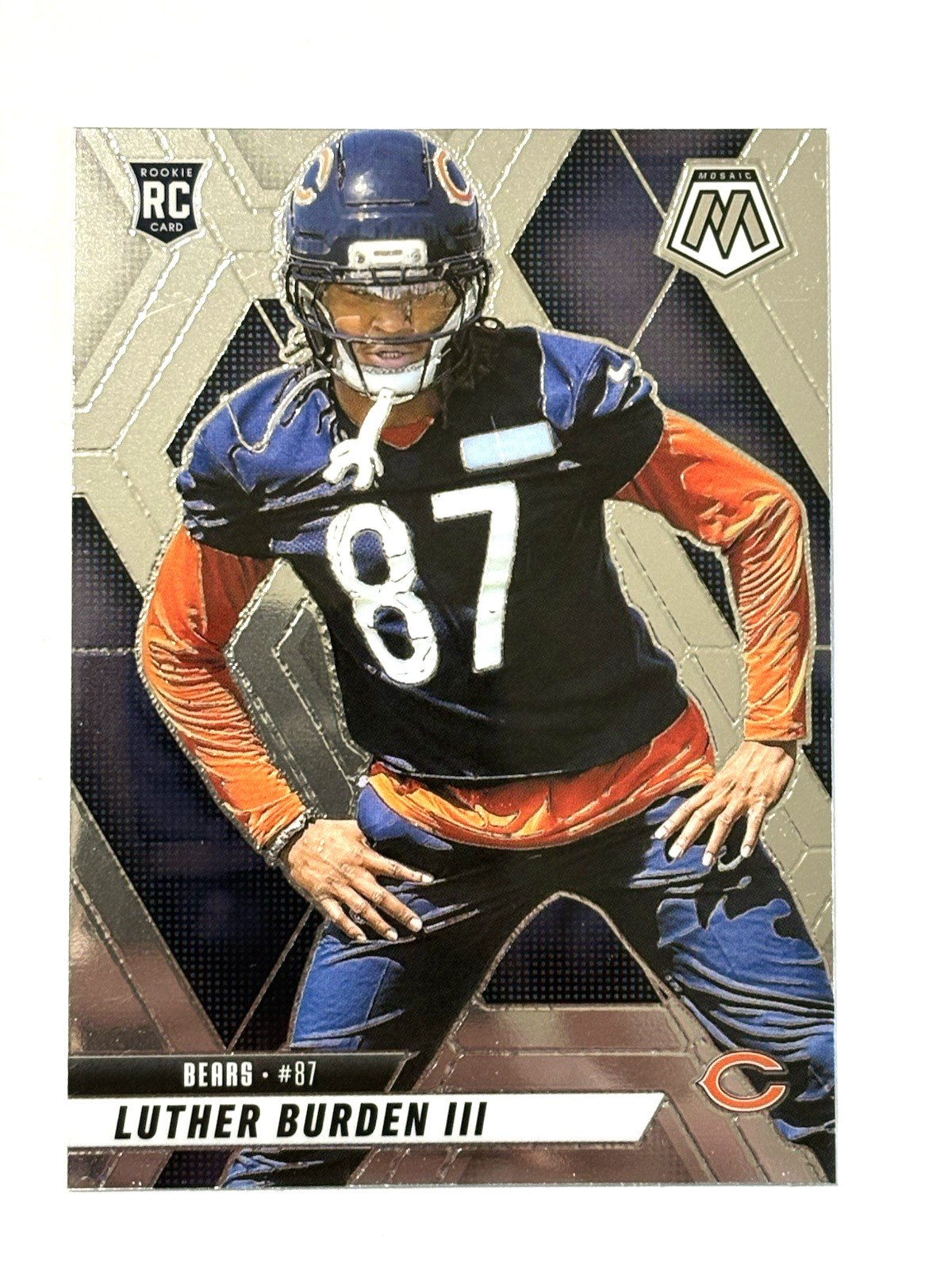 2025 Mosaic Luther Burden III Rookie Card #383 Bears