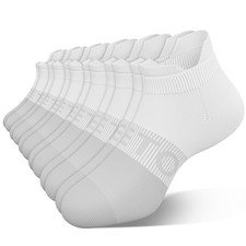 easetoe 6 Pairs Ankle Compression Socks Men Women 15-20 mmHg Low Cut Athletic...