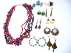 Boho Costume Jewelry Lot  Southwest Inspired Turquoise Color Earth Tones Beads + — photo 1