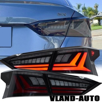 LED Tail Lights w/Animation for Nissan Altima Sedan 2019-2025 SMOKE Brake Light