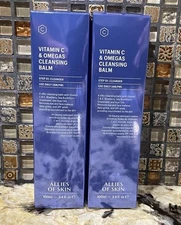 Bundle 2 Allies of Skin Vitamin C Omegas Cleansing Balm 100ml 3.4oz each Full Sz