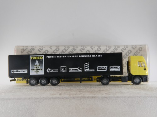Wiking 1:87 Werbemodell A.S.S H0 LKW Iveco EuroStar Tour der offenen Tür ´97 OVP - Bild 7 von 11