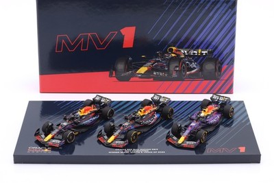 3-Car Set Verstappen Sieger Miami / USA / Las Vegas GP Formel 1 Weltmeister 2023