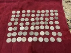Lot of 70 90% Silvert Dimes Pre 1964 Roosevelt