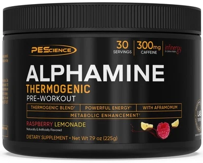 PES - PHYSIQUE ENHANCING SCIENCE PES Physique Enhancing Science Alphamine 174g-252g Thermogenic Fat Burner Powder