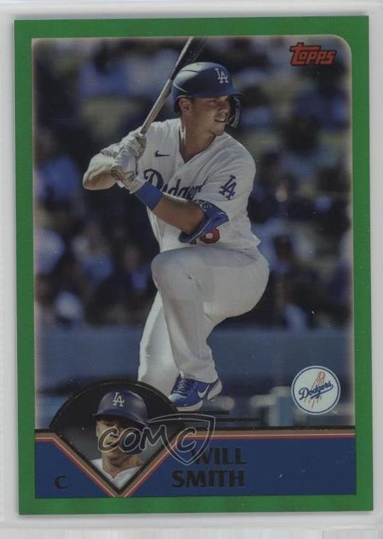 2023 Topps Archives 2003 Topps Green Foil 21/99 Will Smith #290 0s55