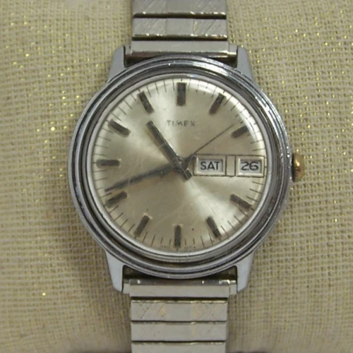 Vintage Men's Timex Manual Wind Watch Parts/Repair/Restore, Not Running