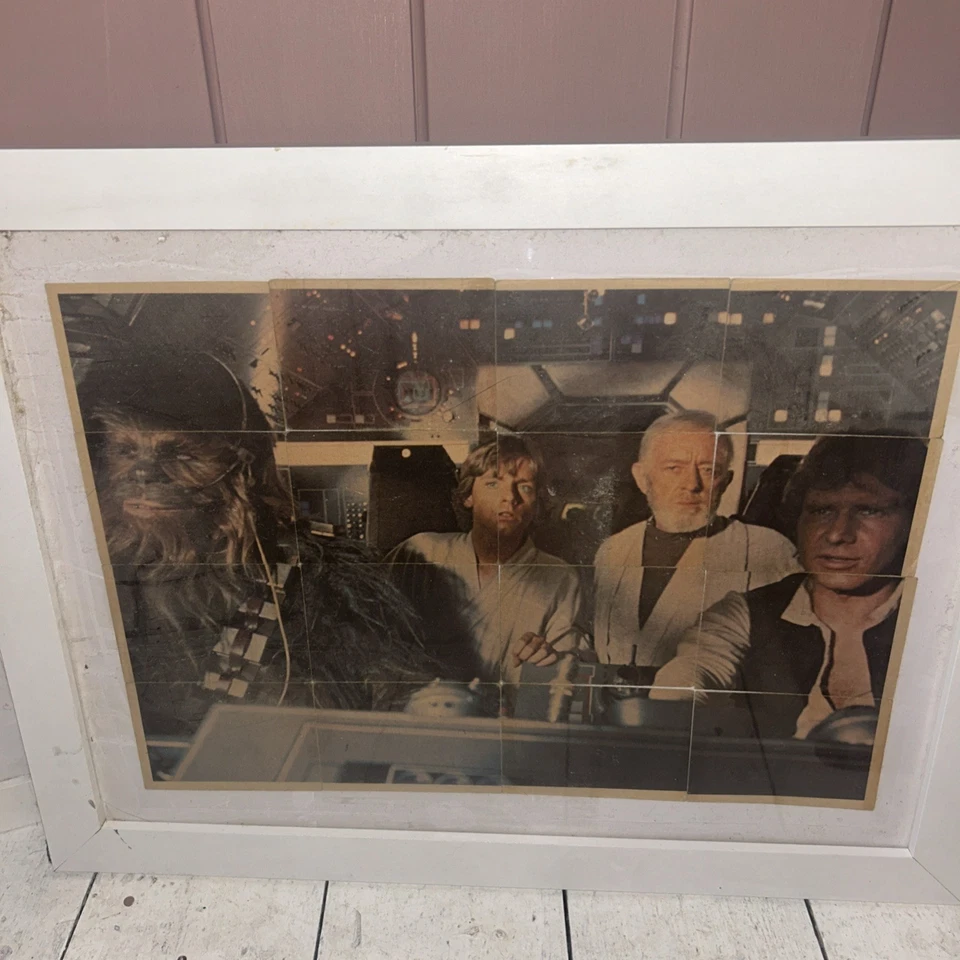 Star Wars Vintage Topps Karten gerahmte Bilder X2 1977 - Bild 3 von 3