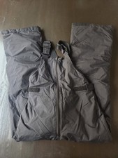 Columbia Kids Unisex Bib Black Snow Ski Pants Medium 10/12 