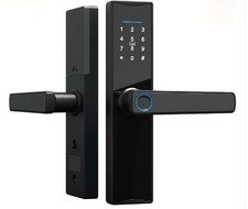 Smart Fingerprint Door Lock Keypad with Handle – Aluminium Alloy
