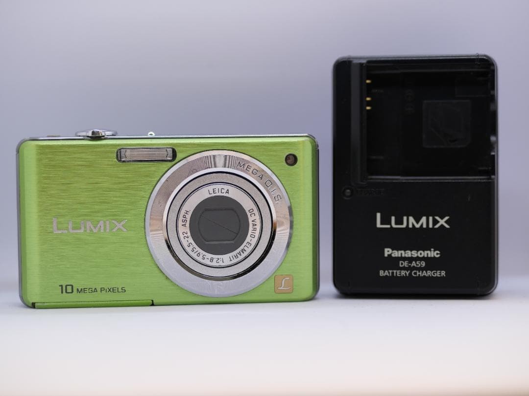 LUMIX DMC FS7 Green Compact Digital Camera with Battery OEM