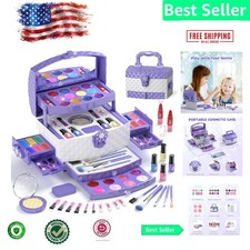 Frozen-Themed Makeup Adventure 56 Washable and Non-Toxic Pieces for Girls