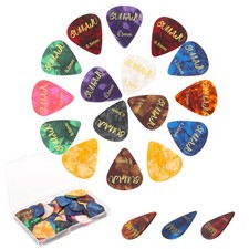 60 PCS Guitar Picks, 5 Thickness Abstract Art Colorful 5 Size, multicolor2