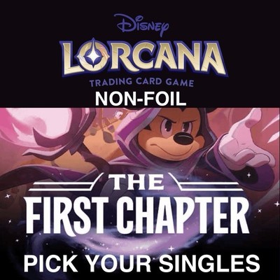 Disney Lorcana: The First Chapter ~ Non-Foil Singles ~ YOU PICK
